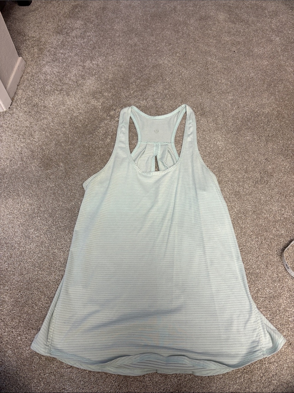 Lululemon Light Mint Green Racerback Tank Top